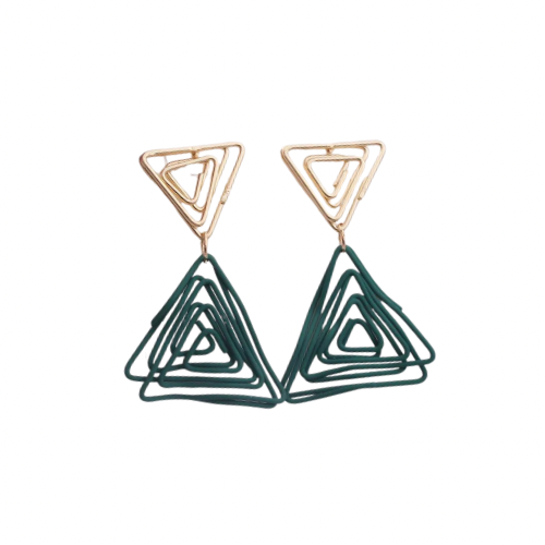 Bmore Dazzling Triangle Earrings