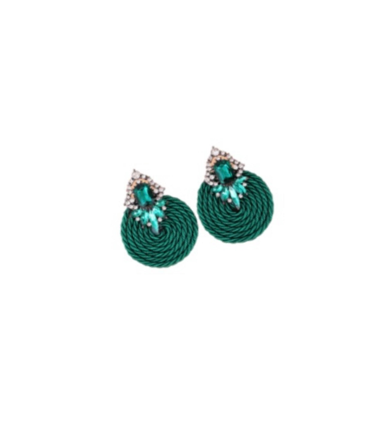 BMORE TIED UP BLACK EARRINGS
