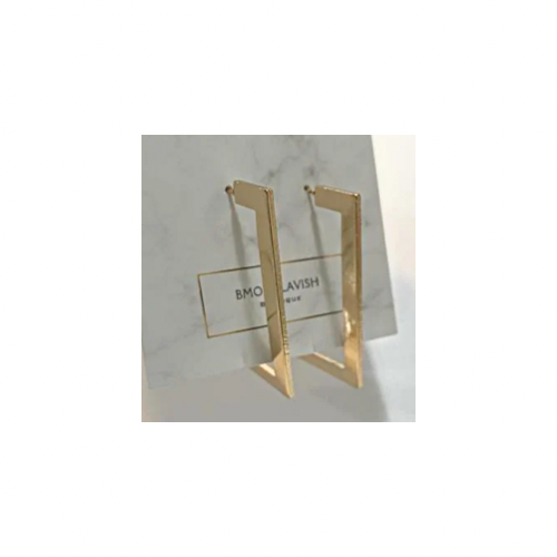 Bmore Sleek Gold Earrings