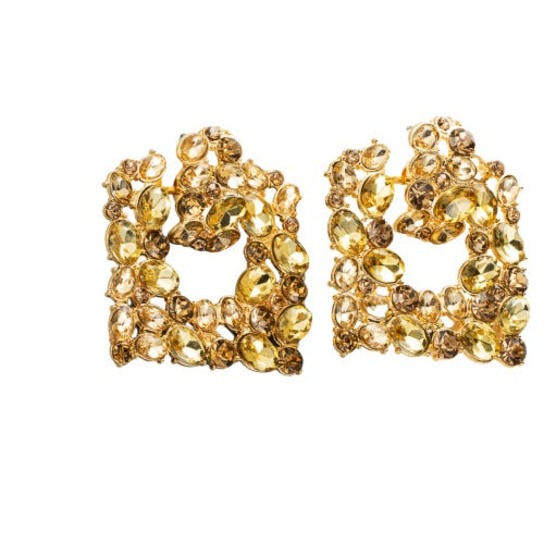 Bmore Glitzy Gold Earrings