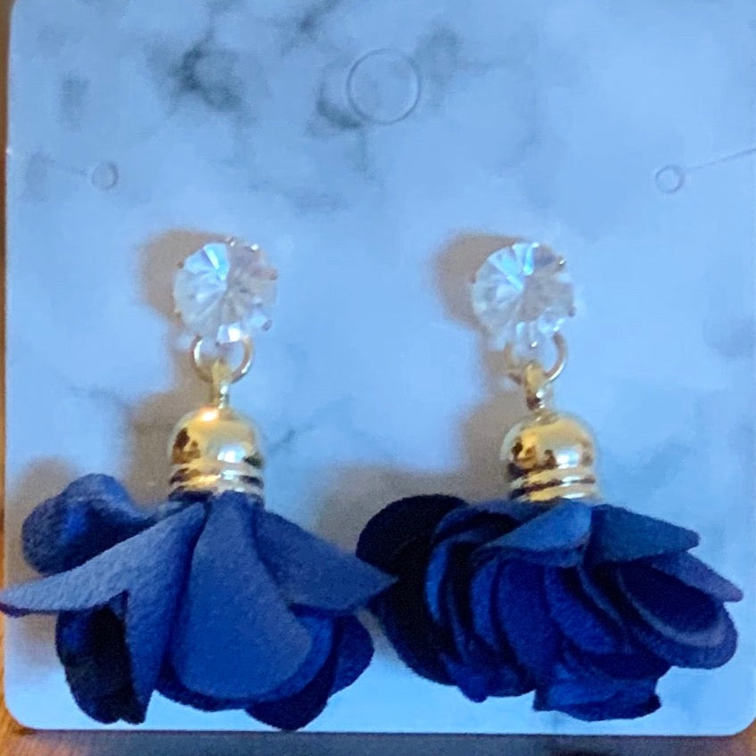 Mz. Monica Aqua Blue Earrings