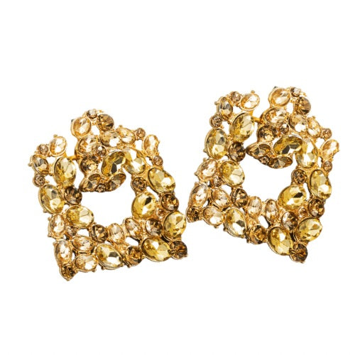 Bmore Glitzy Gold Earrings