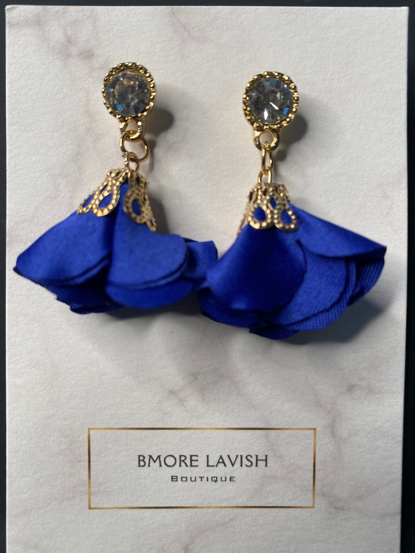 Mz. Monica Aqua Blue Earrings