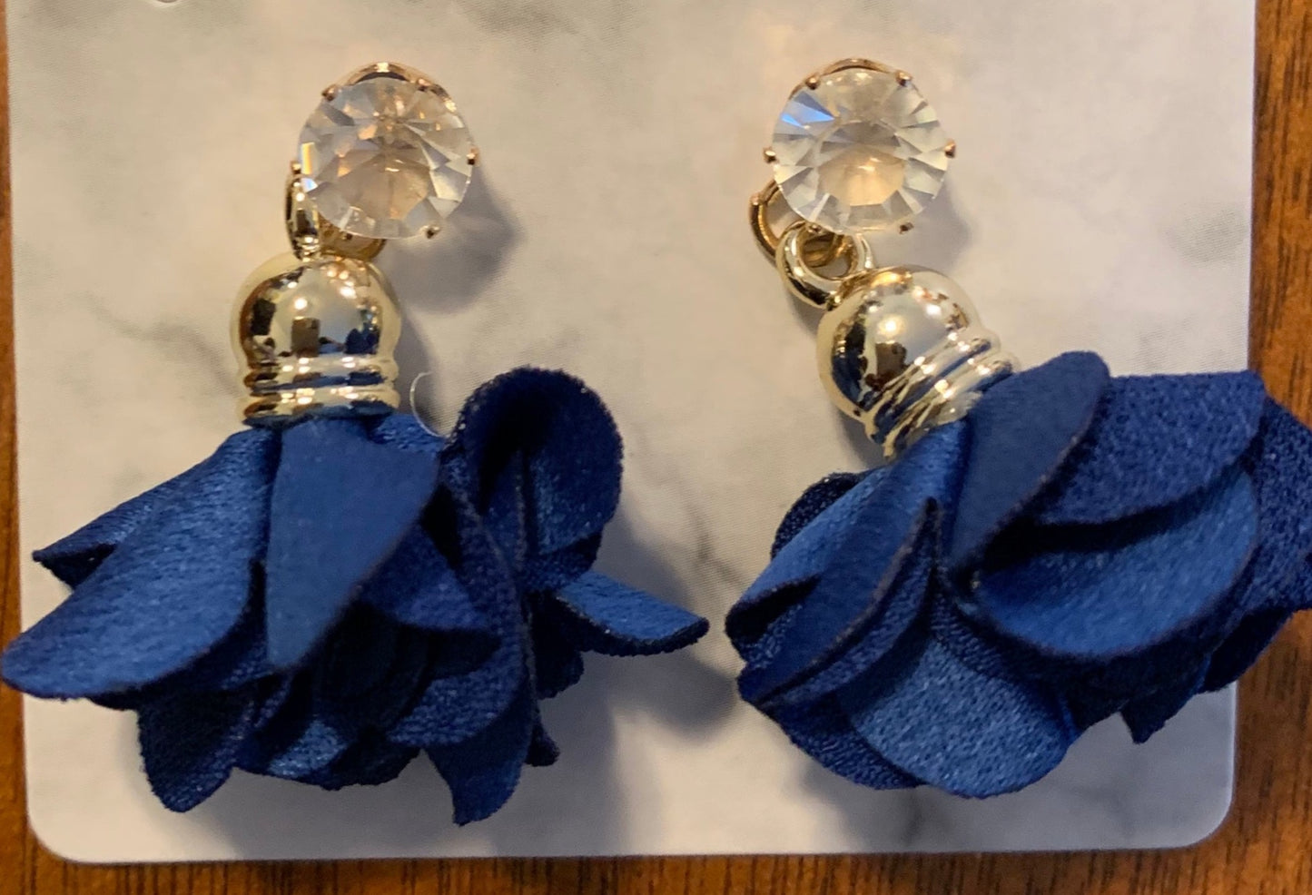 Mz. Monica Aqua Blue Earrings