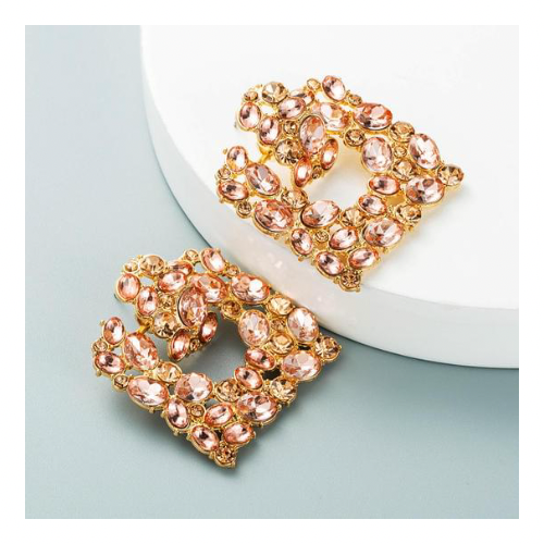 Bmore Glitzy Pink Earrings