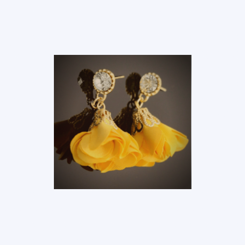 Mz. Monica Aqua Blue Earrings