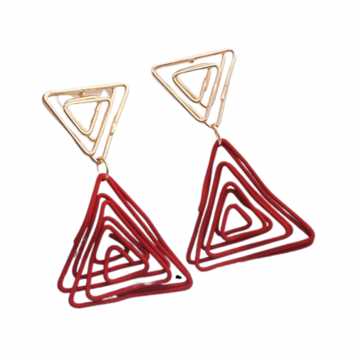 Bmore Dazzling Triangle Earrings