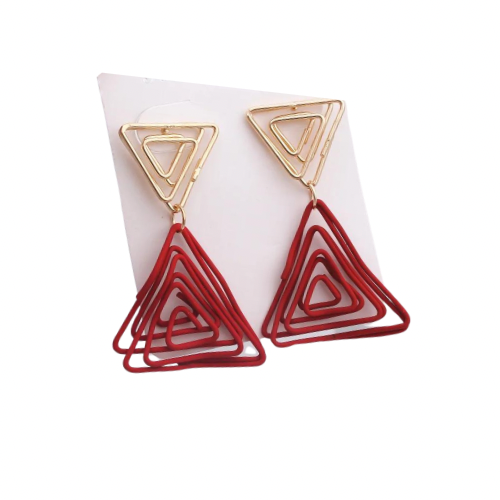 Bmore Dazzling Triangle Earrings