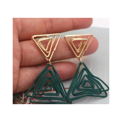 Bmore Dazzling Triangle Earrings