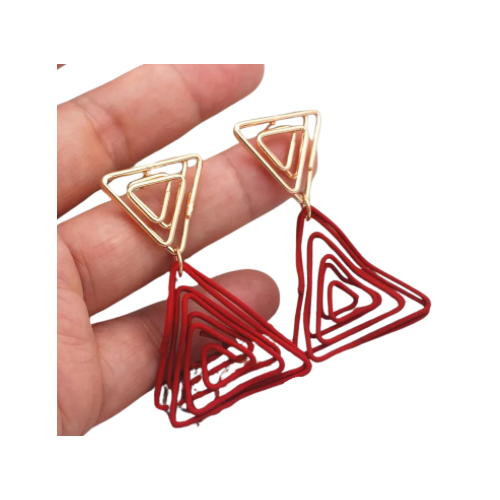 Bmore Dazzling Triangle Earrings