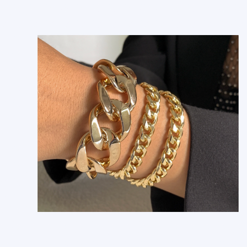 Bmore Beauty Cuffz Gold Bracelet Set