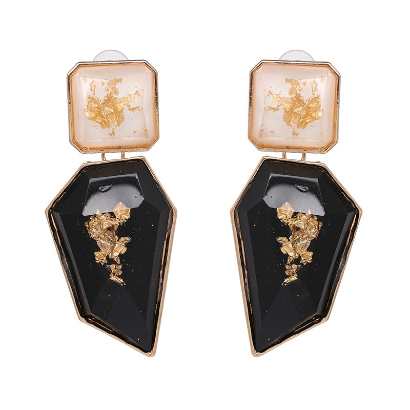 Bmore Asia Blue Resin Earrings