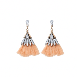 Peachy Fringe Earrings