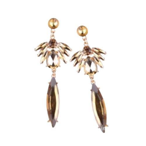 Bmore Palms Gold Earrings