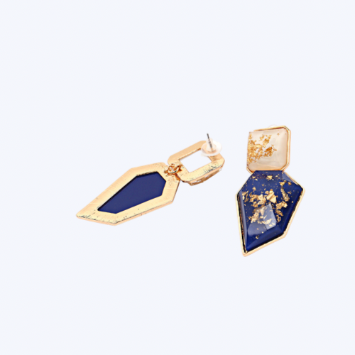 Bmore Asia Blue Resin Earrings