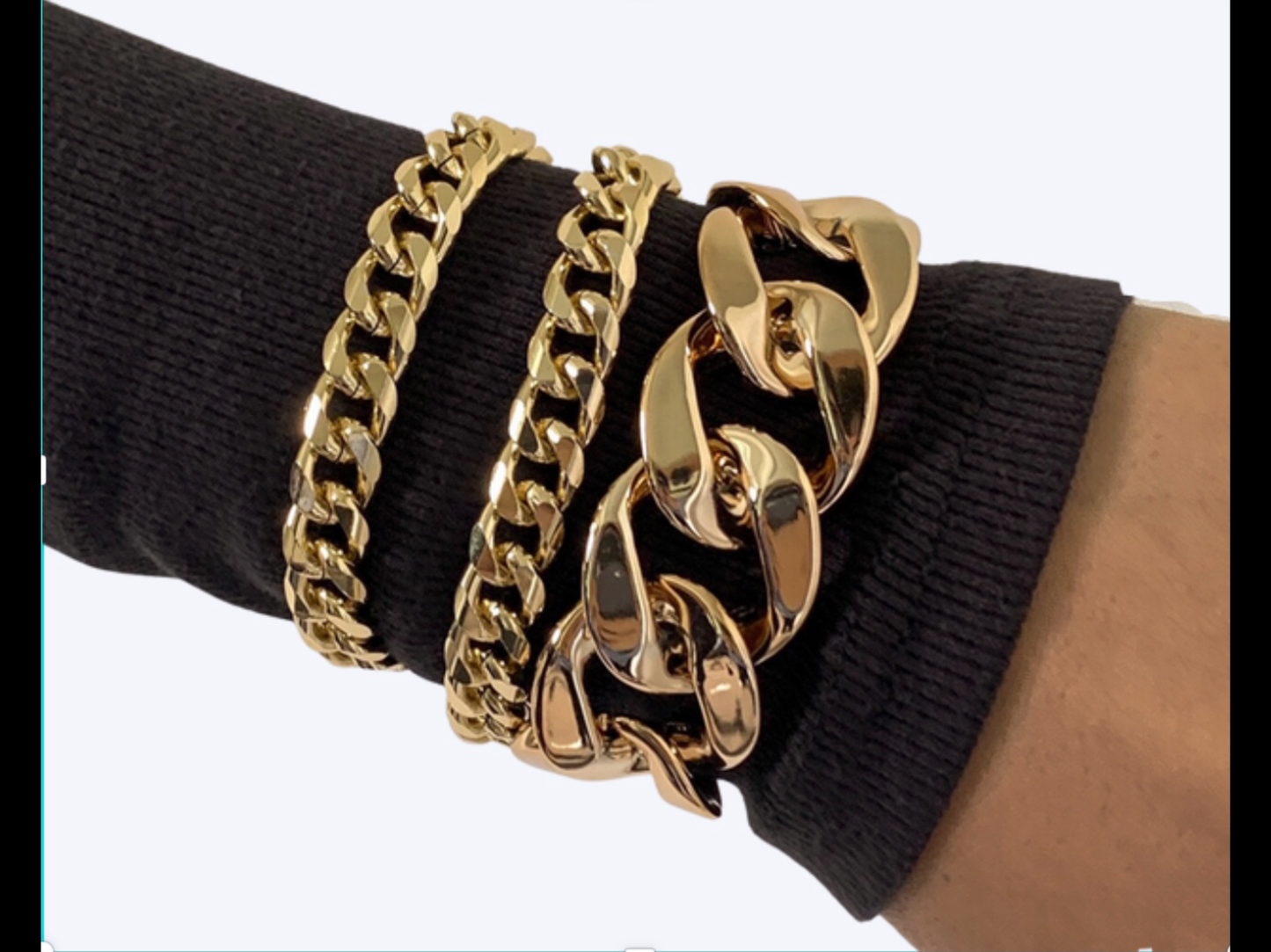 Bmore Beauty Cuffz Gold Bracelet Set