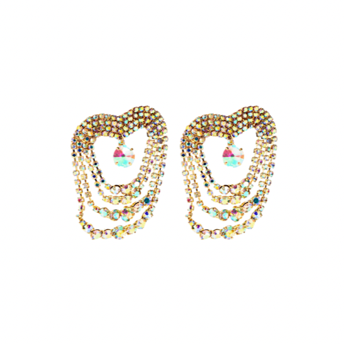 Bmore Glam Heart Earrings