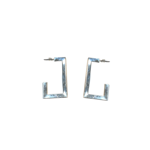 Bmore Sleek Silver Earrings