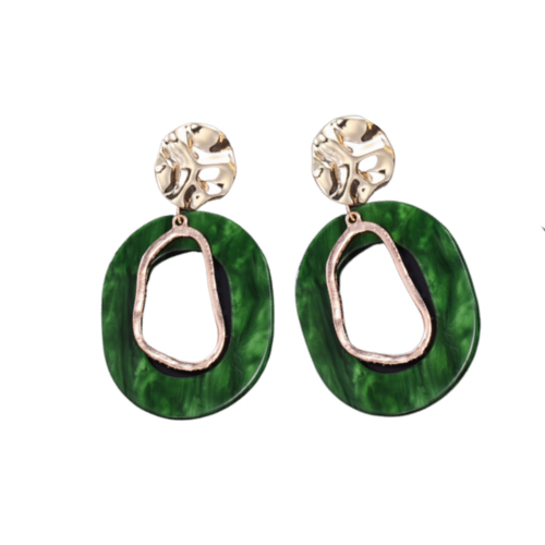 Bmore Loyal Green Clip On Earrings